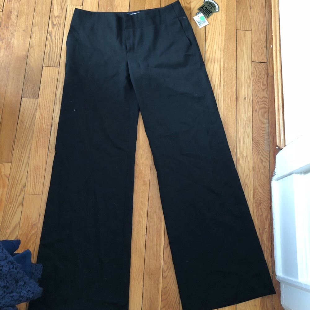 Juicy couture black wide leg dress pants